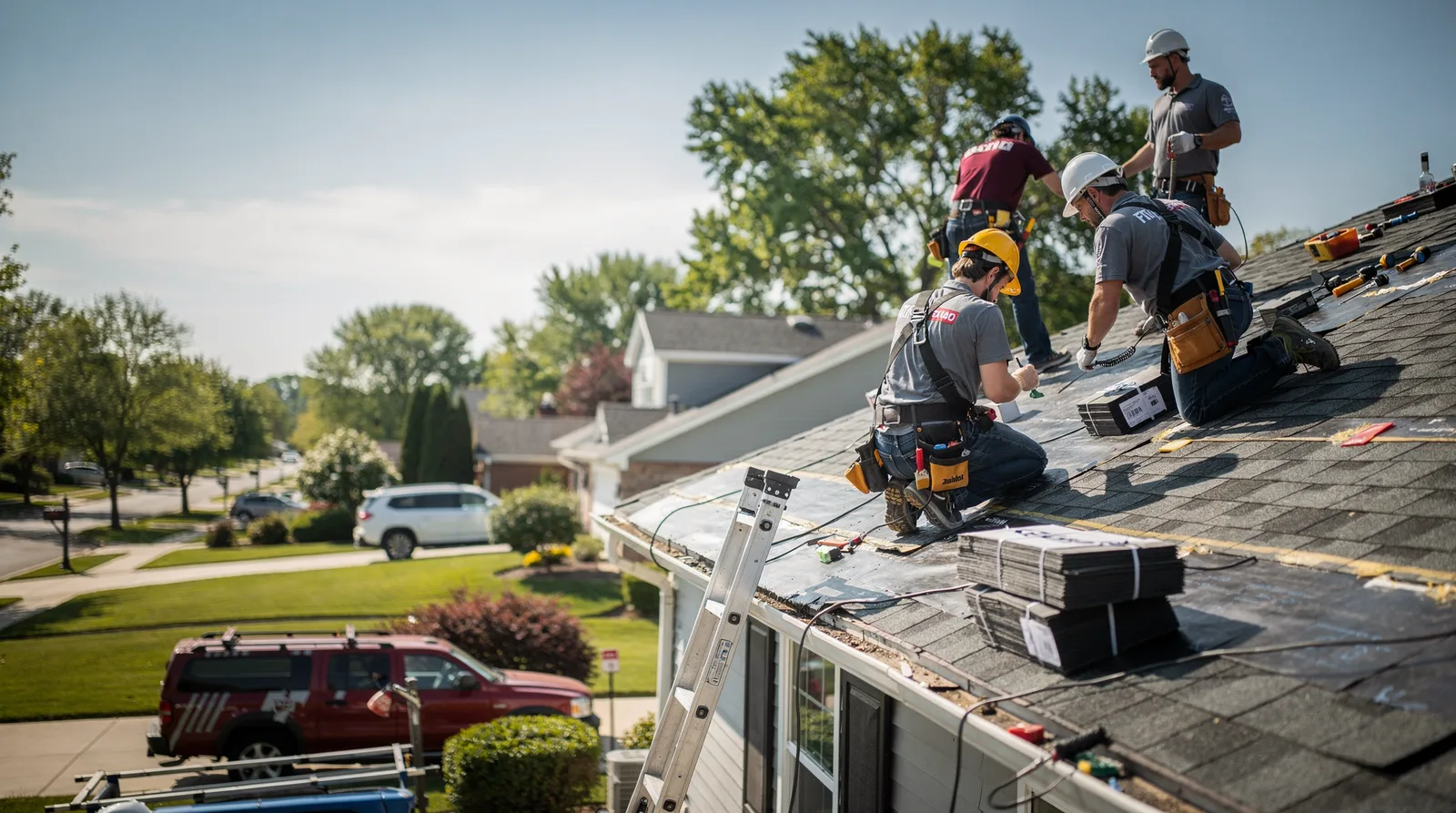 Roof Repair in Bismarck, IL around you
